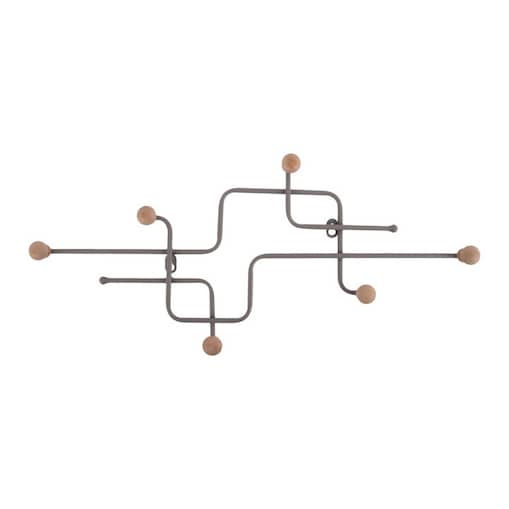 Wieszak ścienny do przedpokoju METRO, 26,5 x 4 cm