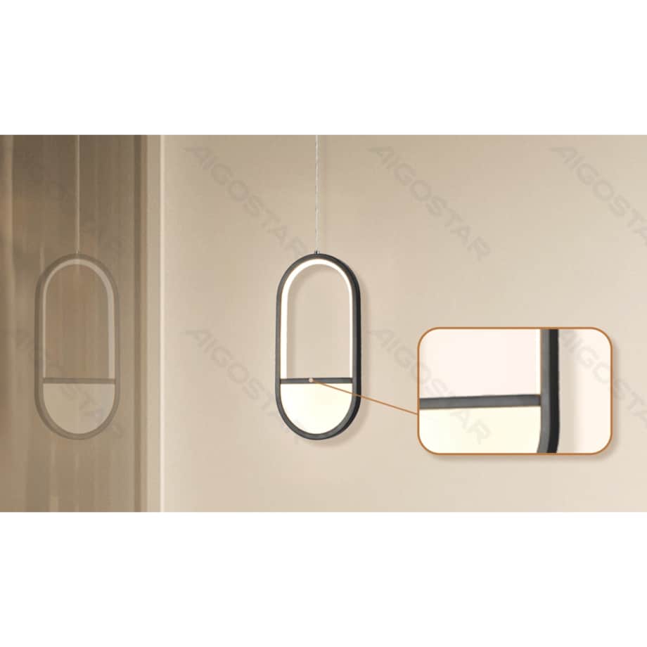 aluminiowa lampa wisząca 13.5w 2700k 120cm