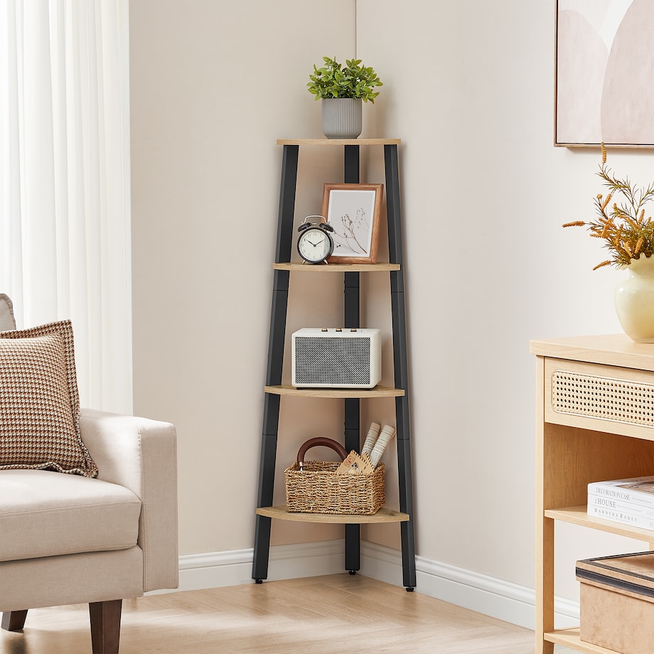 Regał drabinkowy Artisan, organizacyjny na książki, nowoczesny design