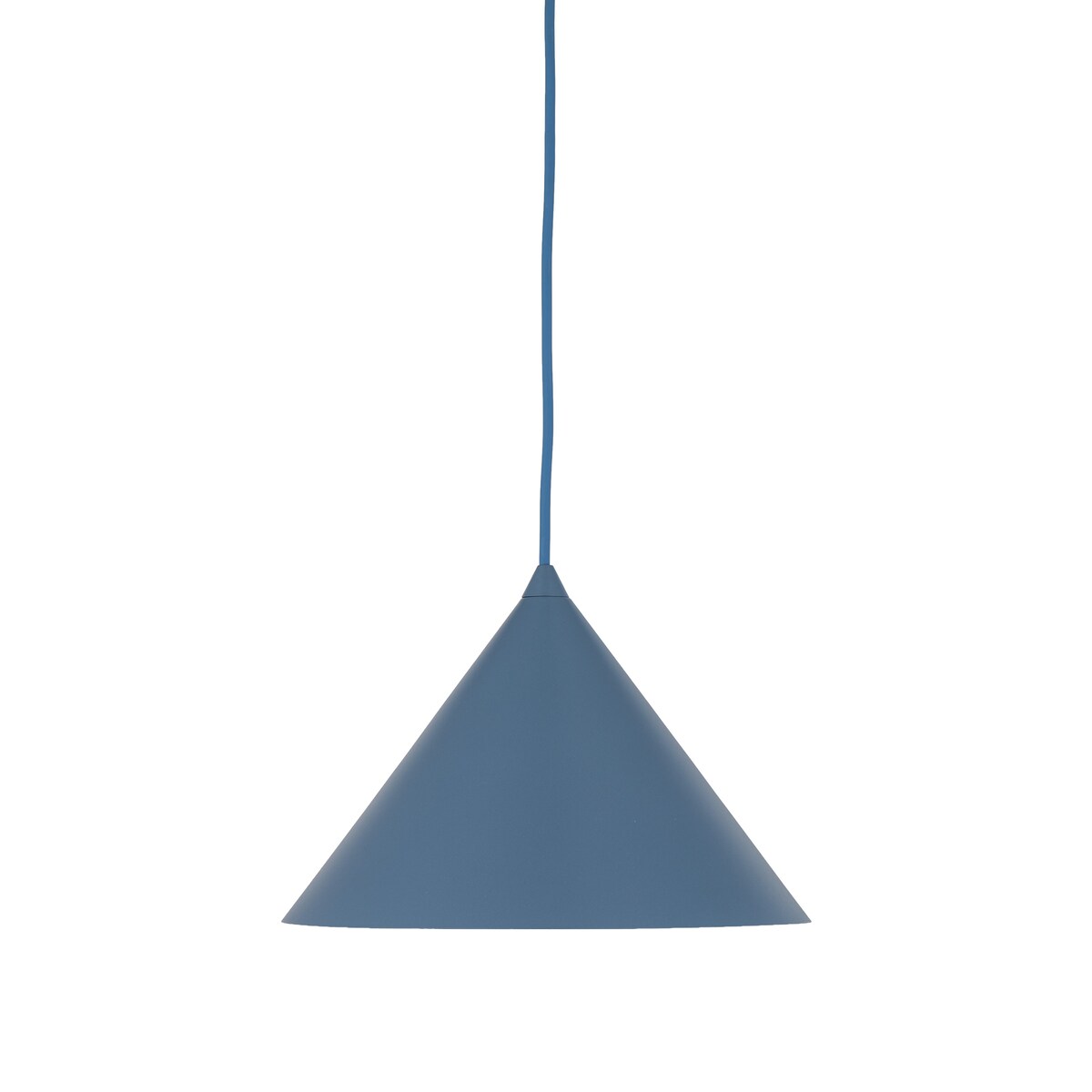 Lampa wisząca TK Lighting CONO M NAVY 11414 granatowa loft E27 regulowana wysokość 155 cm stalowa do salonu kuchni