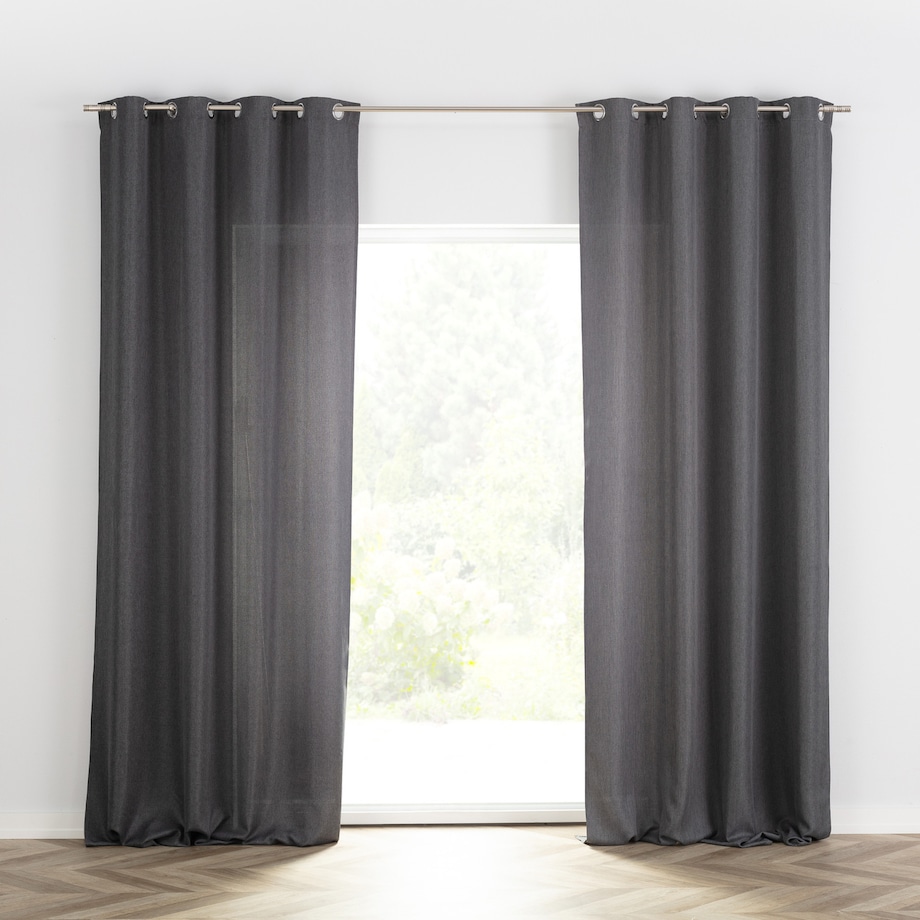 Zasłona BASIC na kółkach 140x280cm stalowy 1 szt. 140x280 szary