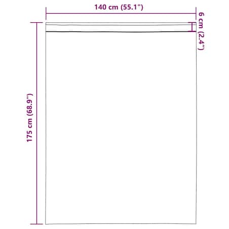 vidaXL Zasłony woalowe z kieszeniami na drążek 2 szt. Jasnobrązowe