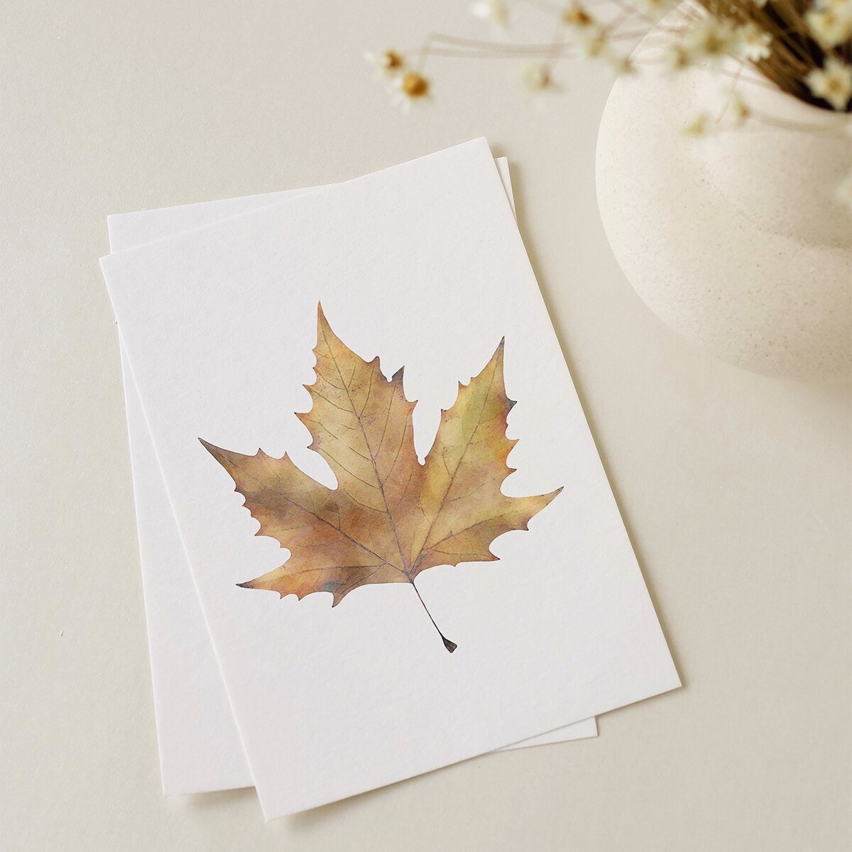 Plakat Liść klonu 21x30cm