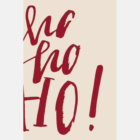 Plakat dla dzieci HoHoHo 30x40