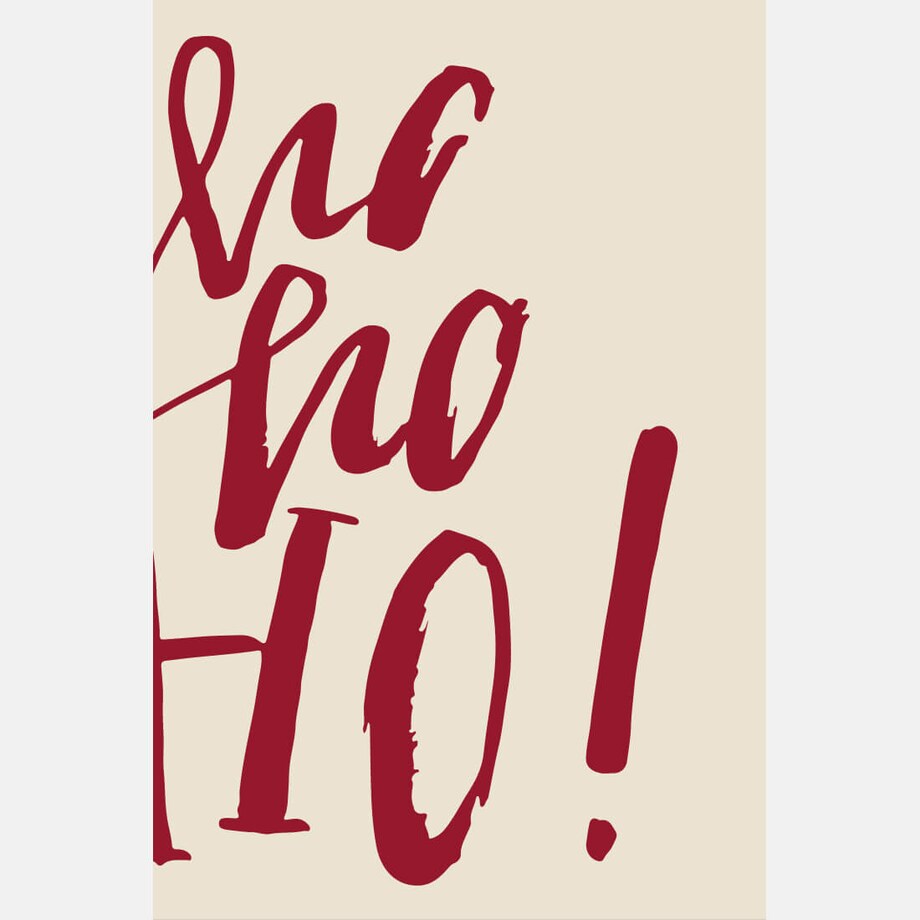 Plakat dla dzieci HoHoHo 30x40