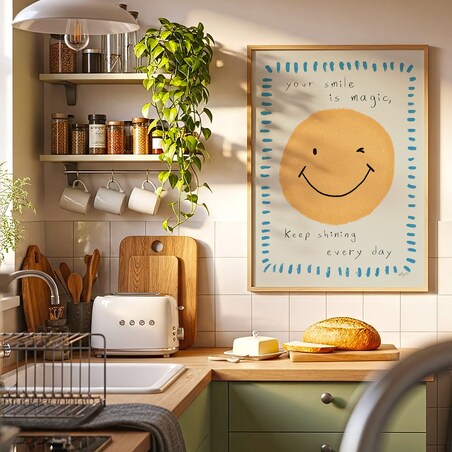 plakat twój uśmiech to magia 70x100