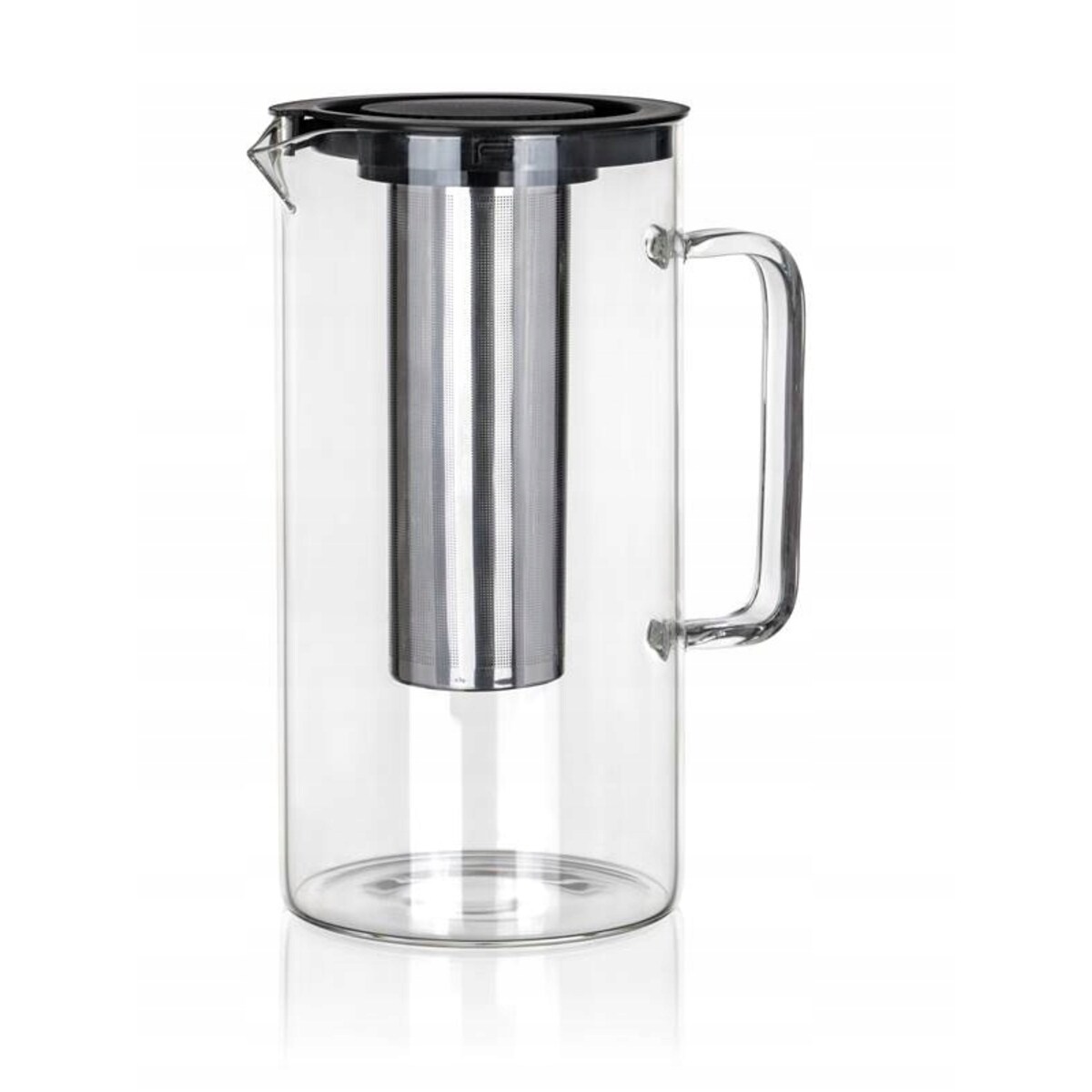 DZBANEK SZKLANY Z ZAPARZACZEM 2,5 L banquet sitko na herbatę zioła napoje