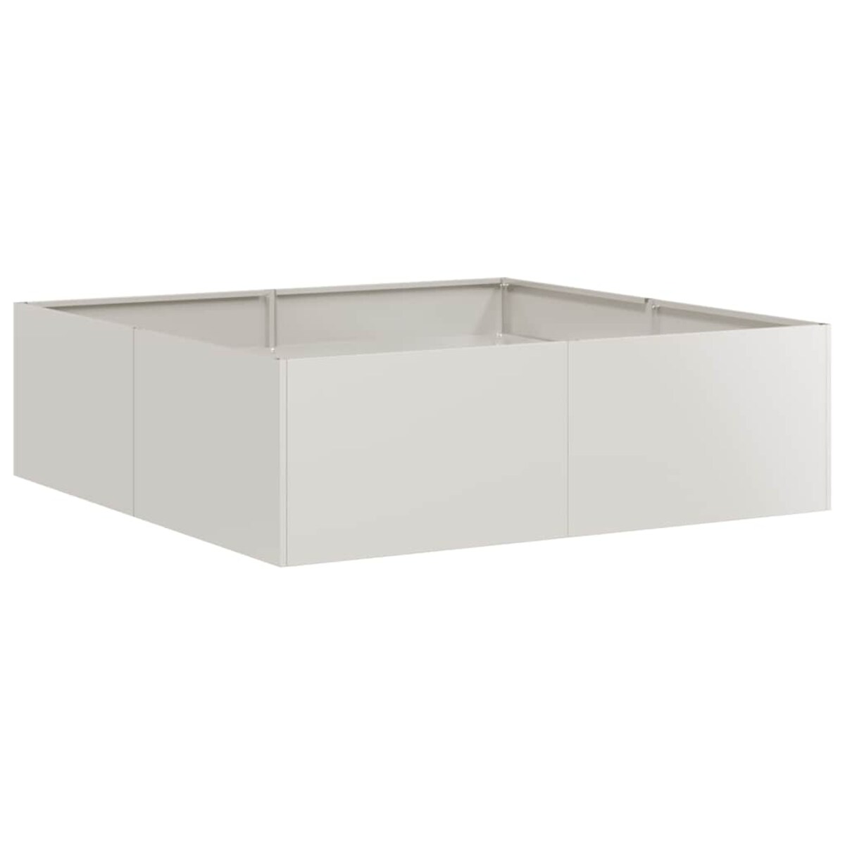 vidaXL Doniczka 100x100x30 cm Stal nierdzewna