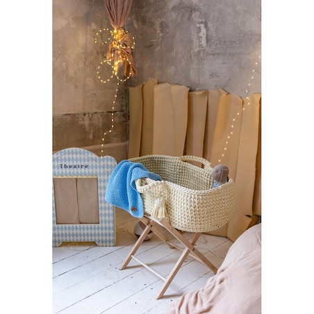 Kosz Mojżesza Happy Moses - Kremowy