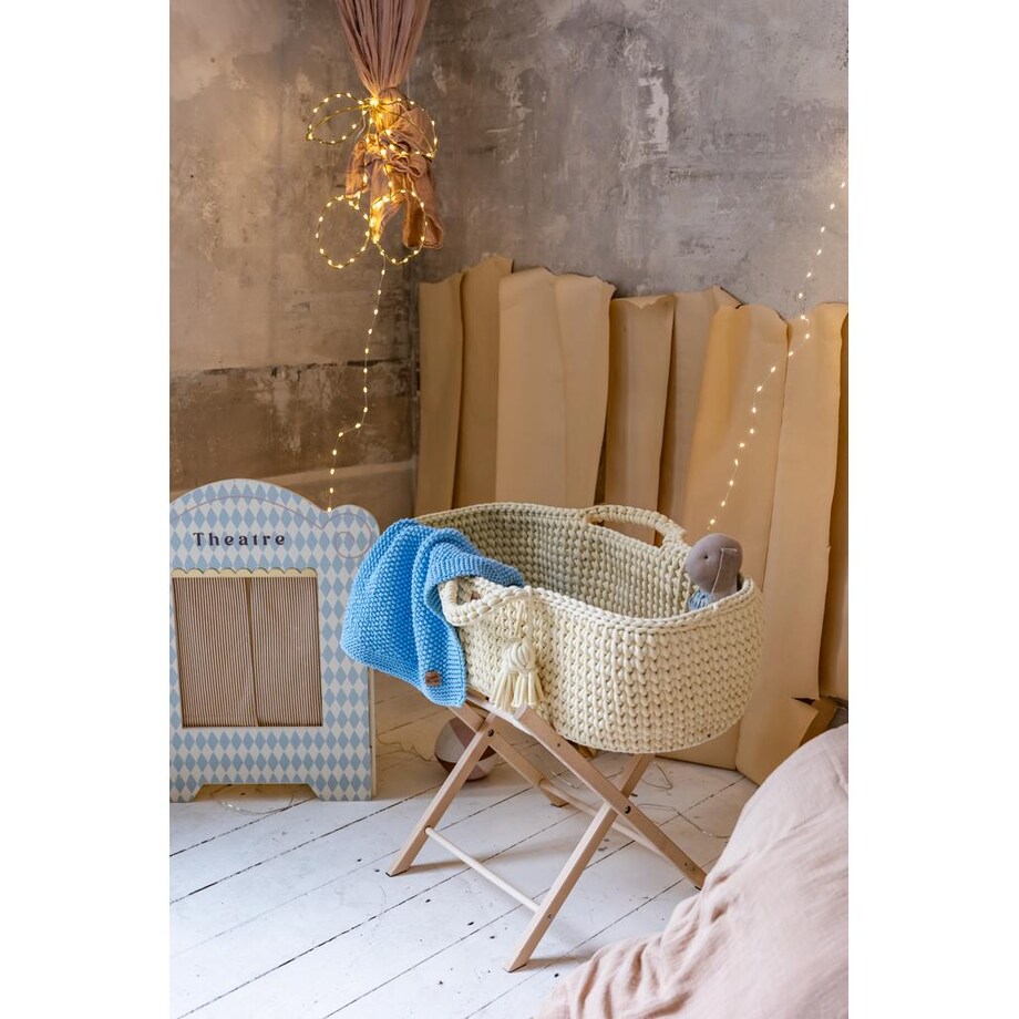 Kosz Mojżesza Happy Moses - Kremowy