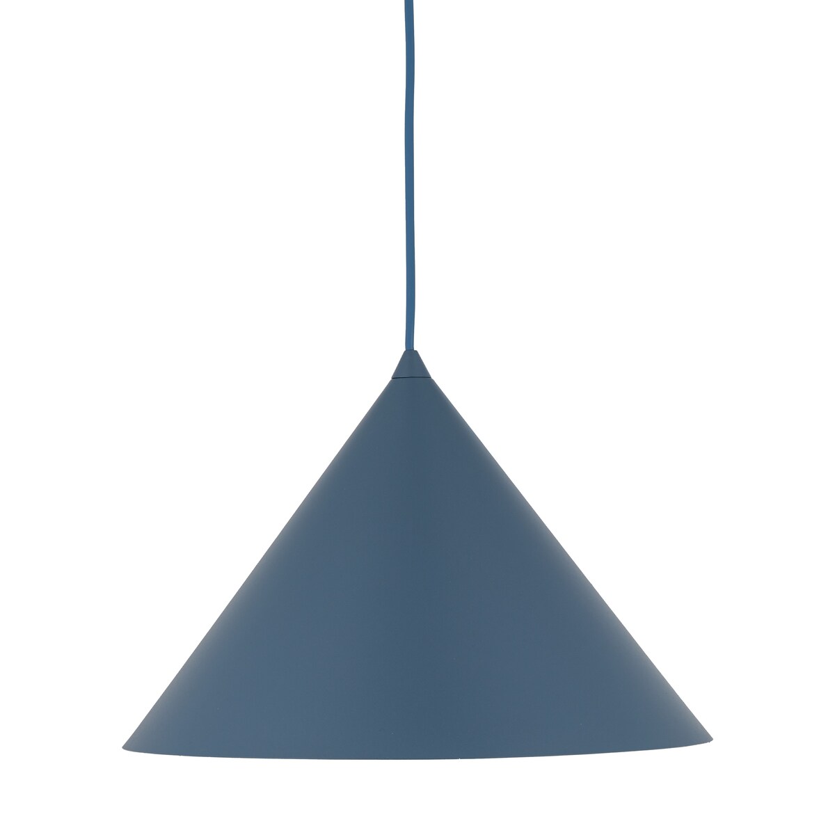 Lampa wisząca TK Lighting CONO L NAVY granatowa E27 regulowana wysokość 160 cm do salonu i jadalni