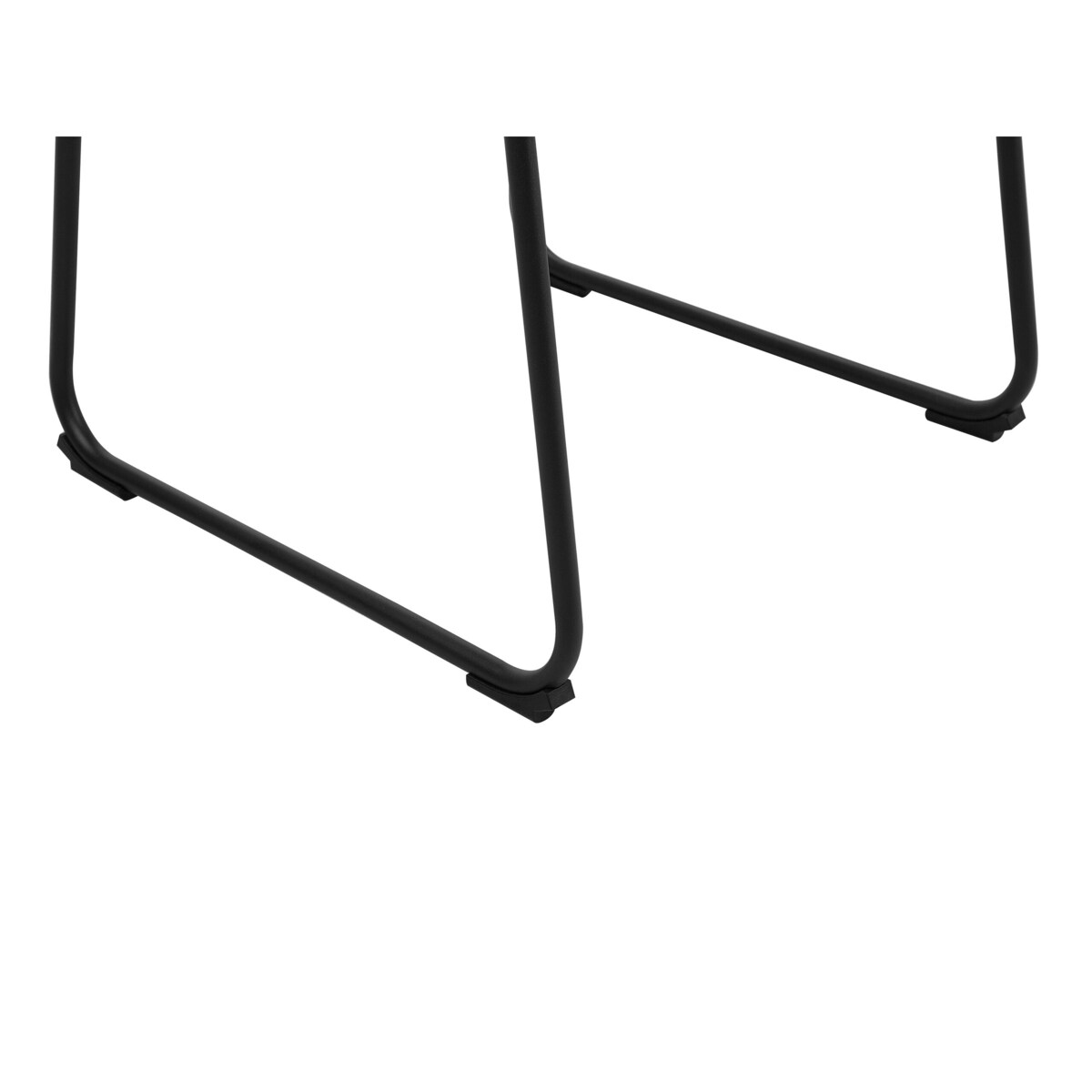 Zestaw 2 krzeseł do jadalni brązowy BATAVIA