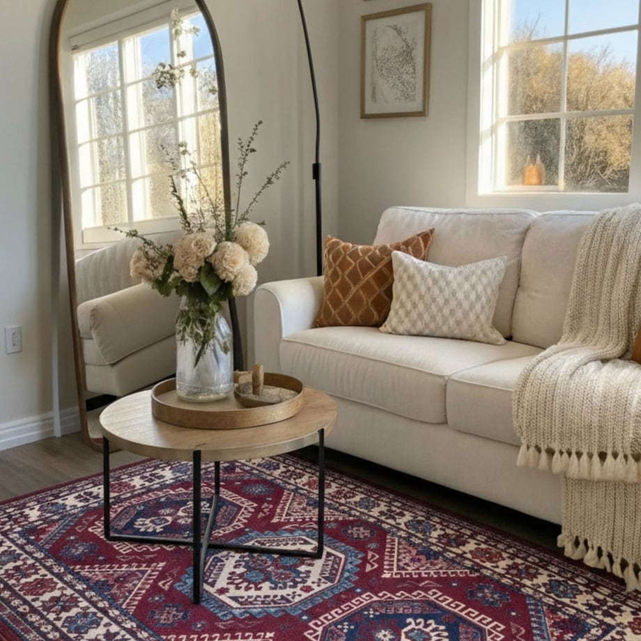 Dywan Klasyczny Sereno 160x230 cm Velvet Bordowy