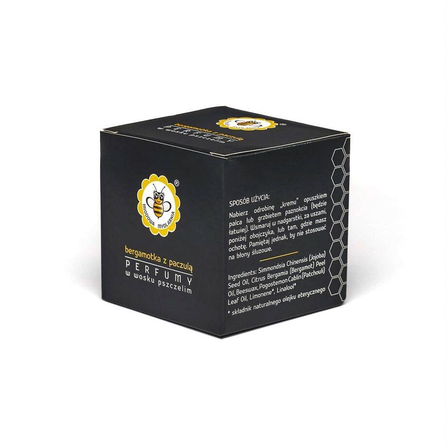 perfumy w wosku pszczelim BERGAMOTKA Z PACZULĄ