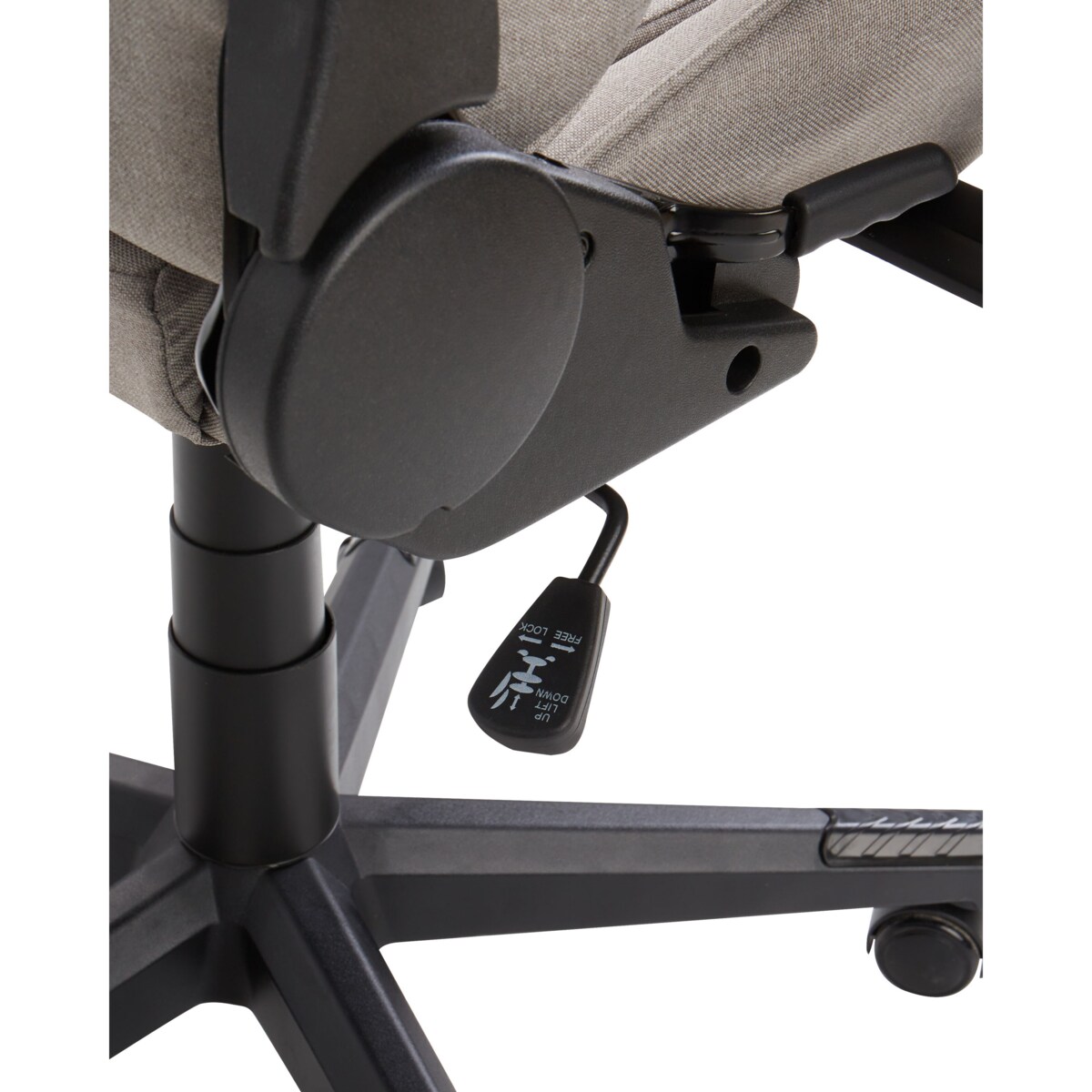 Krzesło biurowe regulowane beżowe WARRIOR