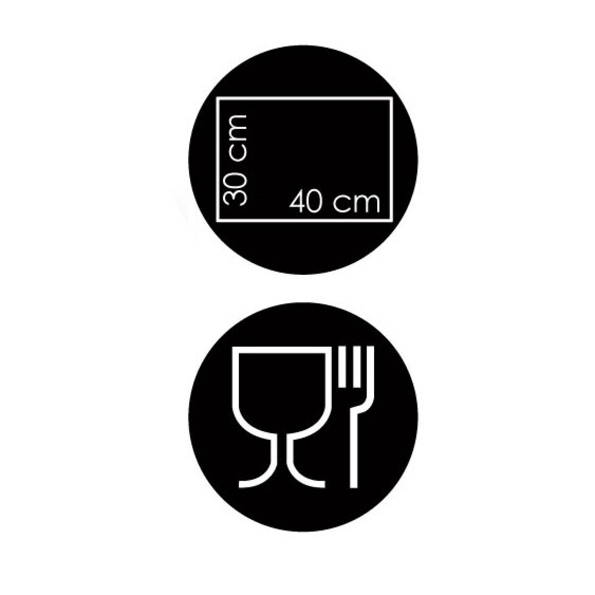 Taca na przystawki MONOLIT z kamienia łupkowego, 30 x 40 cm