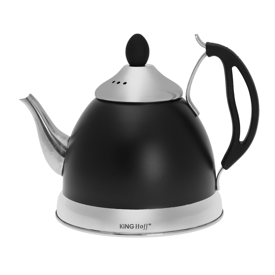 Czajnik czajniczek zaparzacz do herbaty i ziół 1.0L czarny KINGHOFF