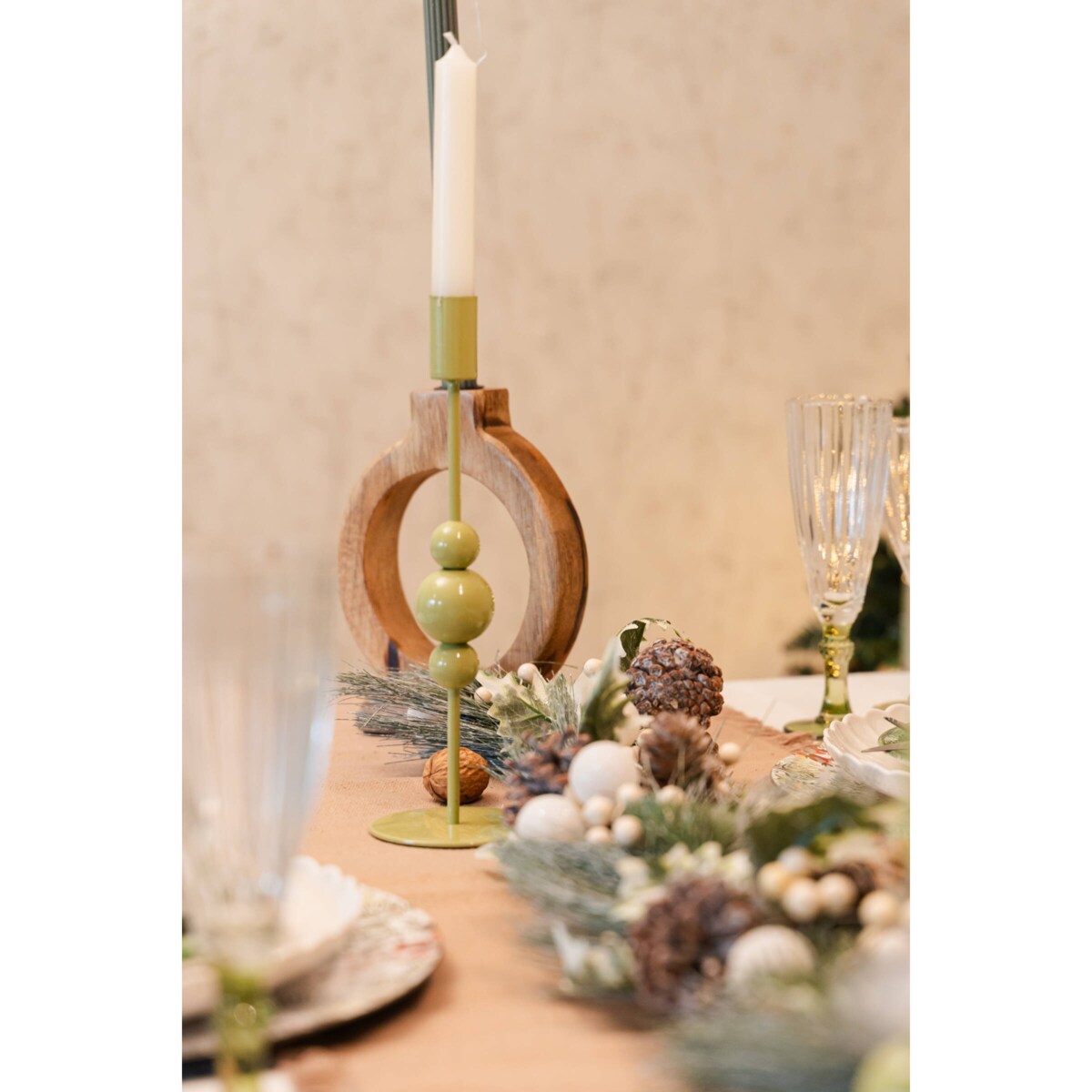 Świecznik metalowy Akesha, 2 sztuki