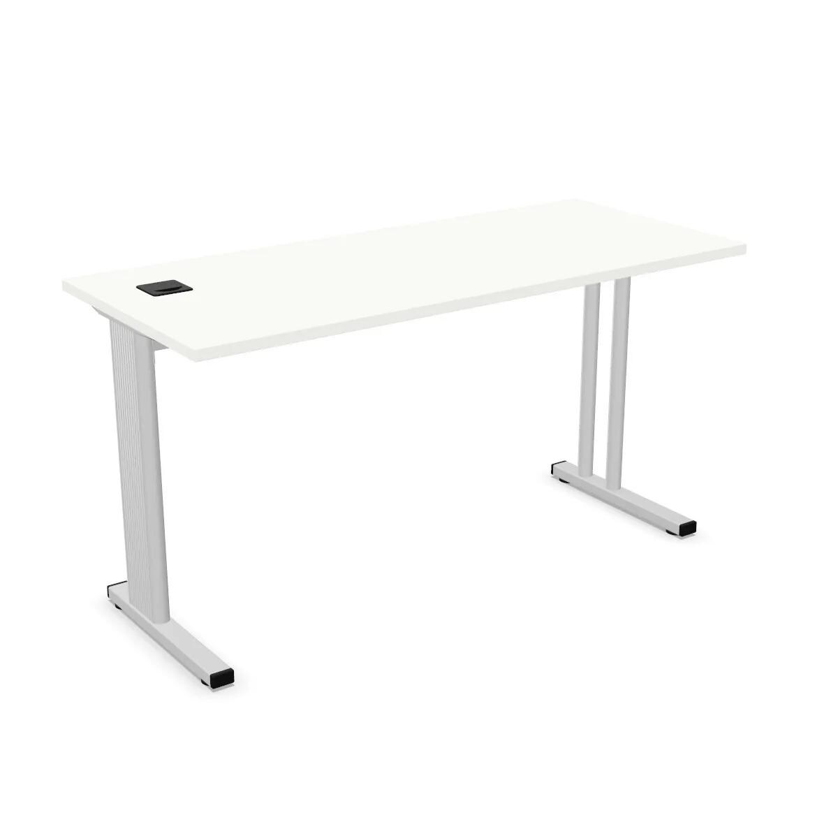 Biurko EASY SPACE C-LEG RC 2 140x60cm białe