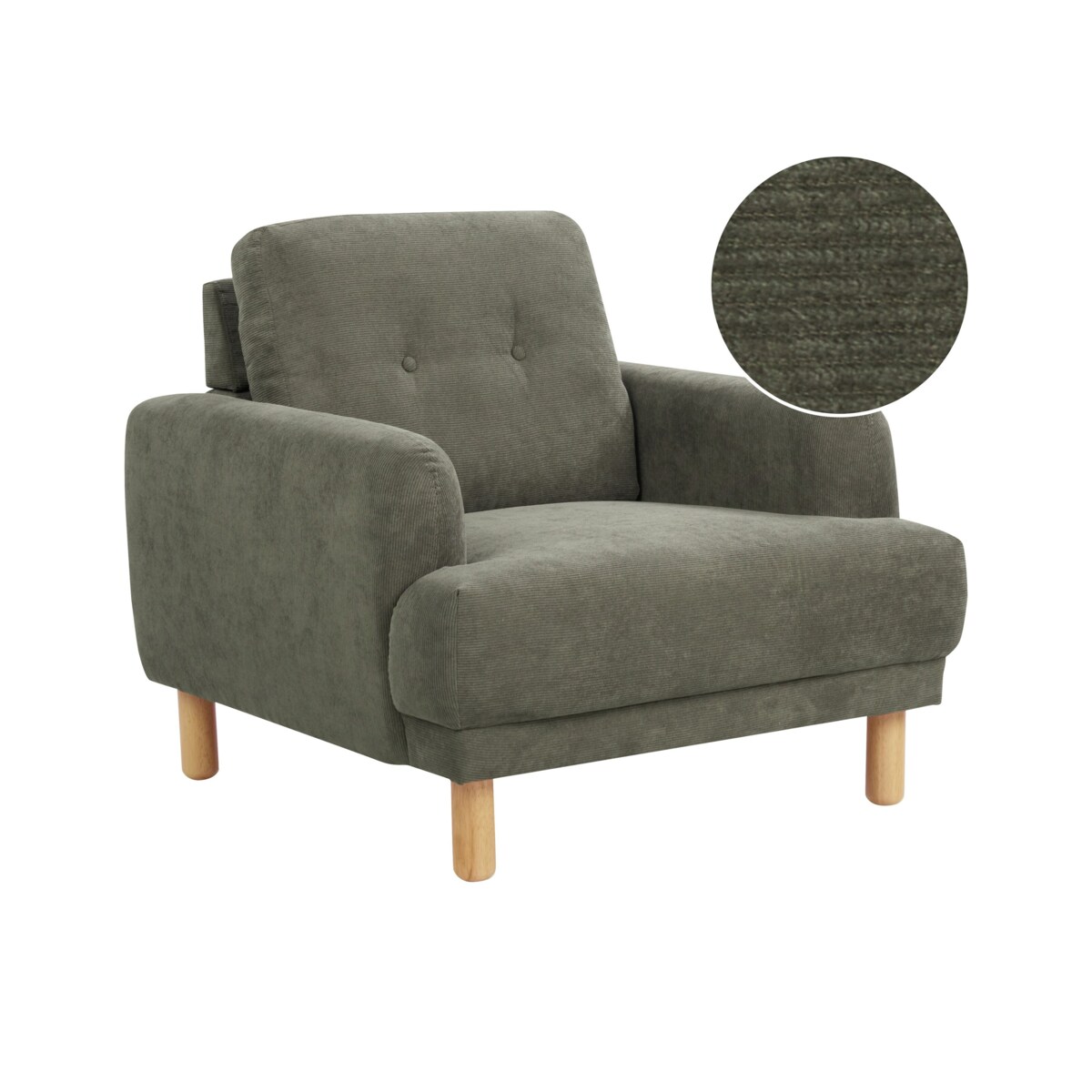 Fotel Ciemnozielony TUVE