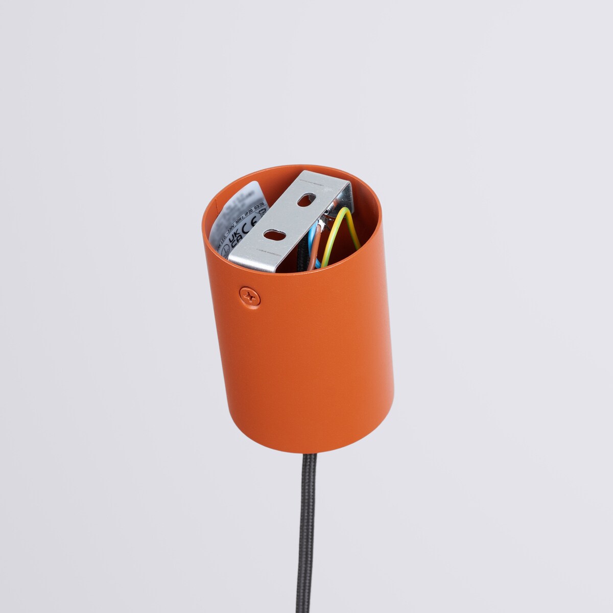 Lampa wisząca NOX 25 ochra czerwona
