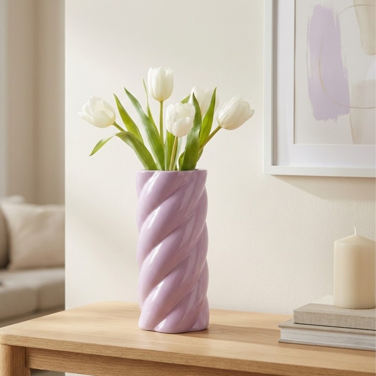 Wazon ceramiczny, Ø 12,5 x 25 cm