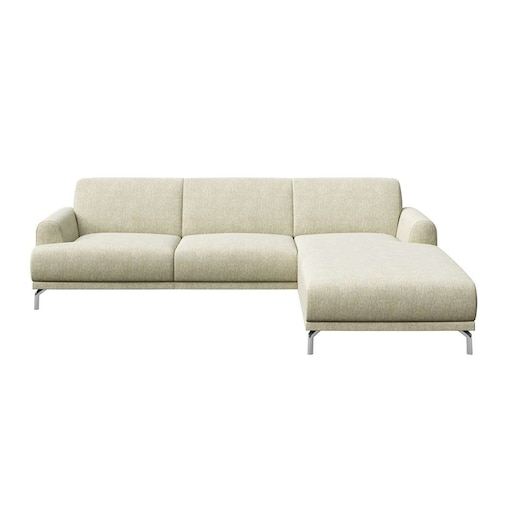 Sofa narożna Puzo - jasnobeżowa