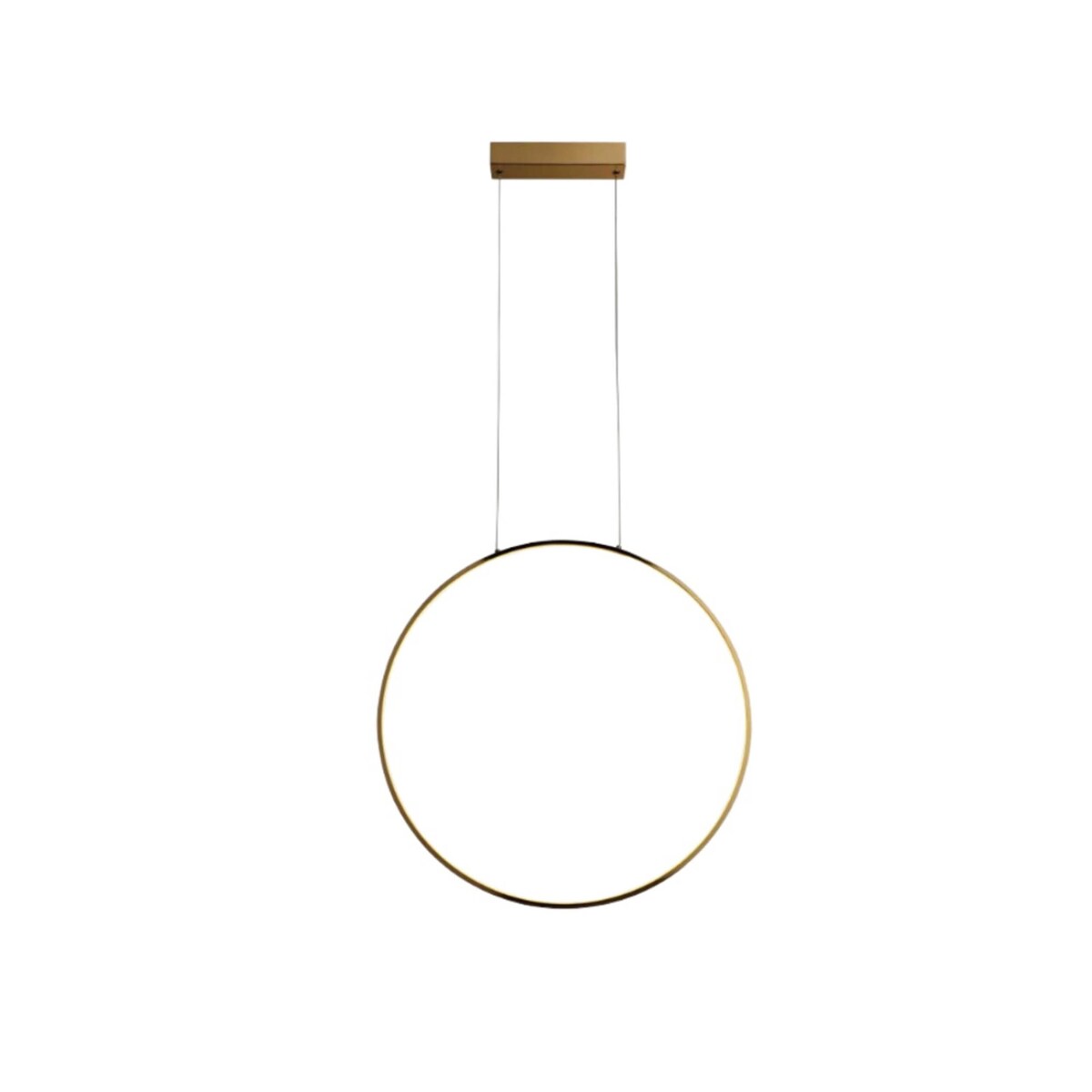 Lampa sufitowa wisząca Light Prestige Mirror złoty LED CCT 3000K/4000K/6000K (regulowana) 1 szt.