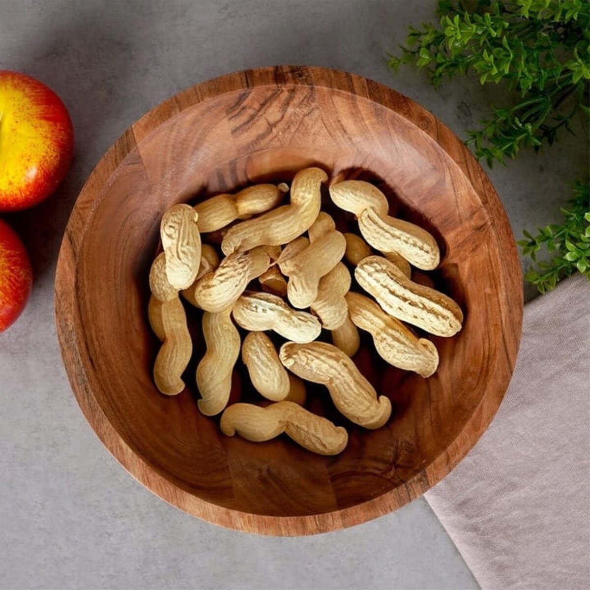 Miska z drewna akacji, 25 x 6 cm