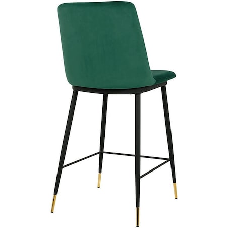 Wysokie krzesło Diego KH1201100123.61.GREE King Home do jadalni zielone