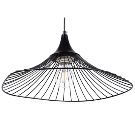 Lampa wisząca metalowa czarna MAZARO