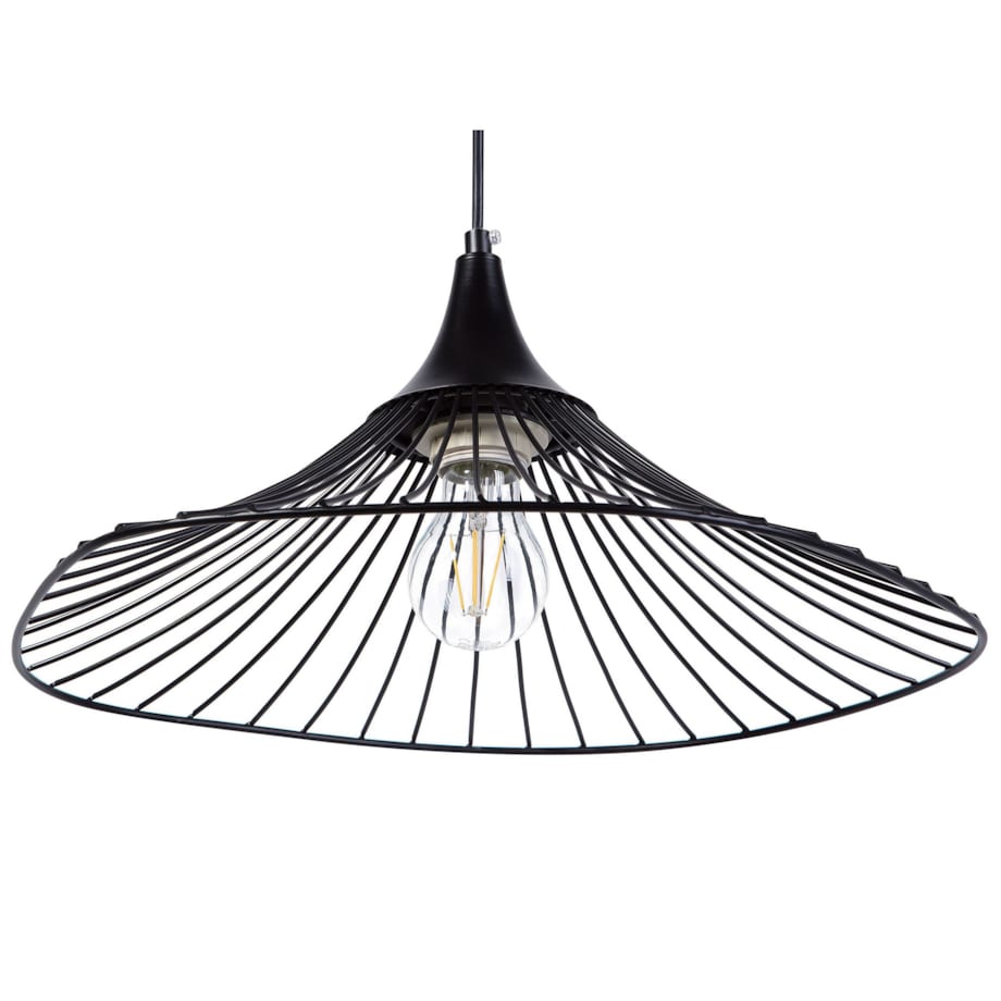 Lampa wisząca metalowa czarna MAZARO