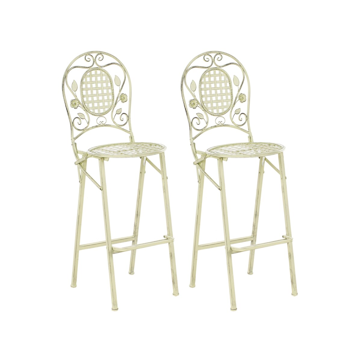 Zestaw ogrodowy barowy Składane BIVIO Metal Jasnozielony