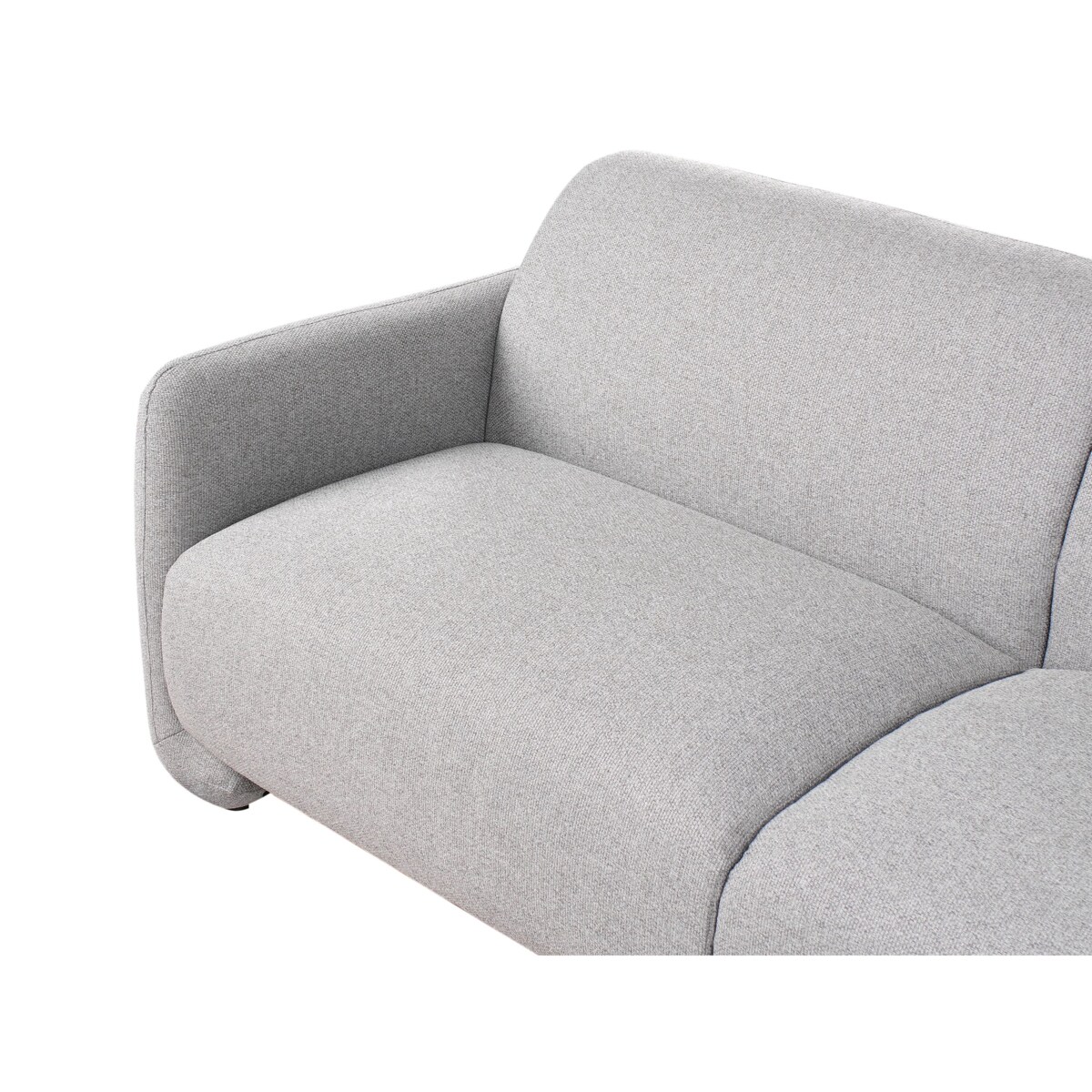 Sofa 3-osobowa szara SALAND