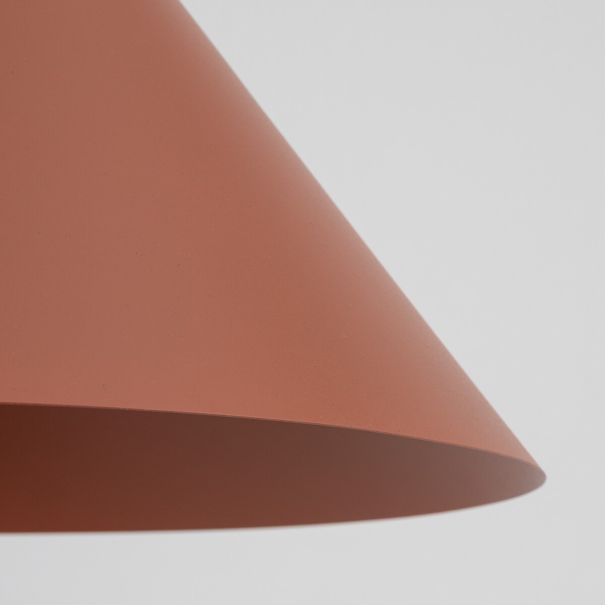Lampa wisząca TK Lighting CONO BRICK 10065 czerwona metalowa E27 32 cm regulowana do salonu i kuchni