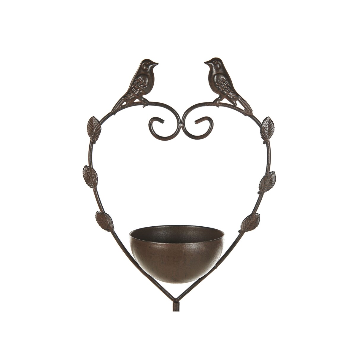 Ogrodowe poidełko dla ptaków brązowe SPARROW