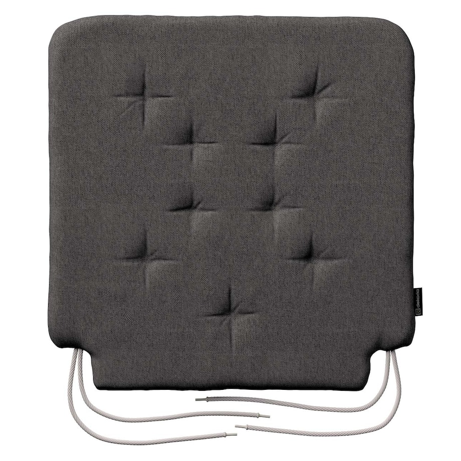 Poduszka na krzesło Olek, grafitowy, 42 x 41 x 3,5 cm, Etna