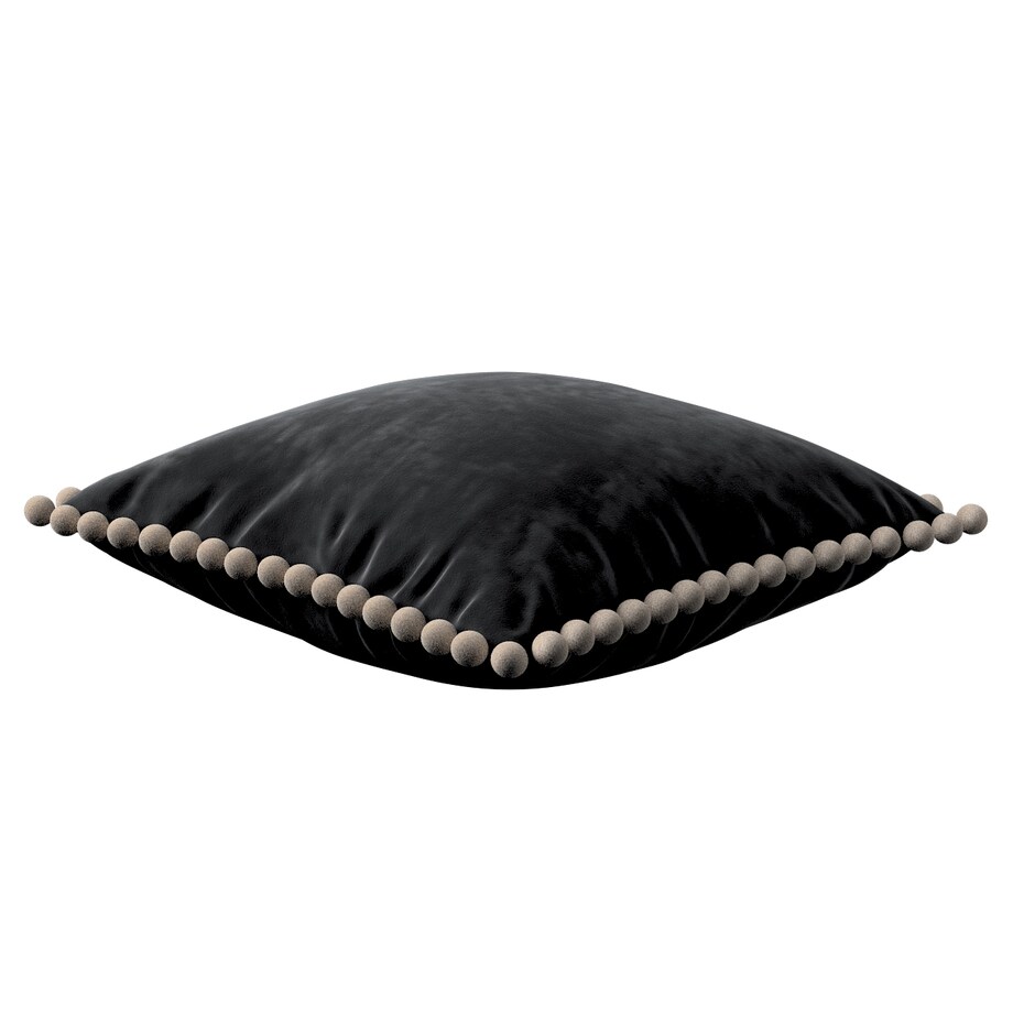 Poszewka Wera na poduszkę 45x45 głęboka czerń