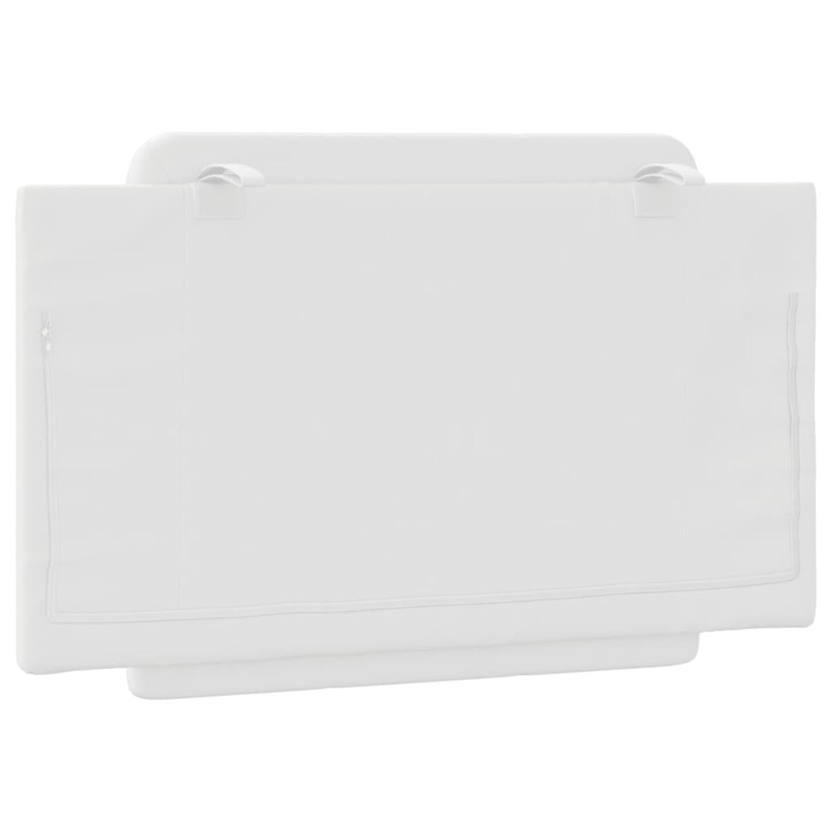 vidaXL Poduszka na wezgłowie, Zadar, biała, 80 cm, sztuczna skóra