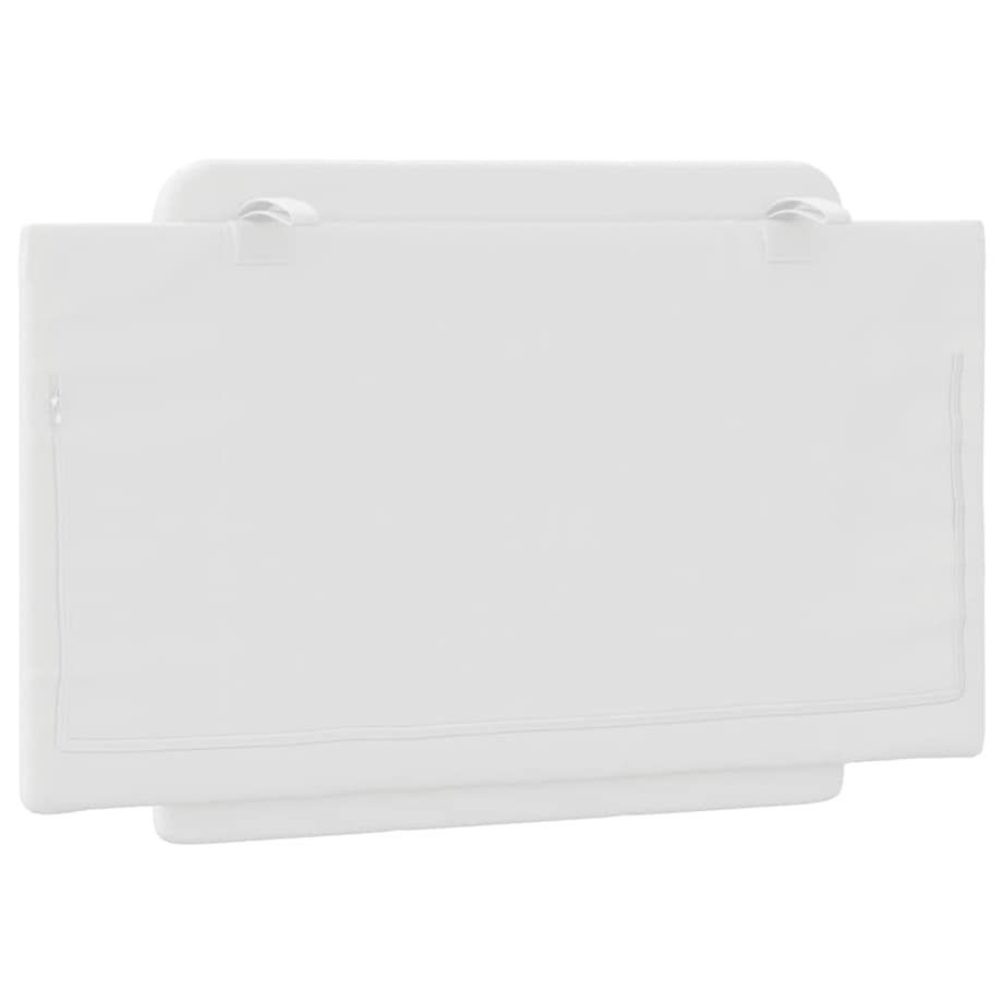 vidaXL Poduszka na wezgłowie, Zadar, biała, 80 cm, sztuczna skóra