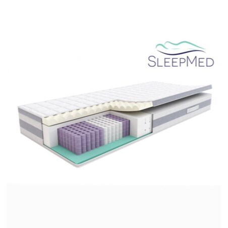 SLEEPMED HYBRID COMFORT PLUS - materac multipocket, sprężynowy