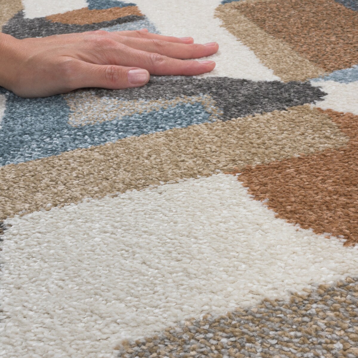 Dywan nowoczesny Lunera 160x230 cm Art Deco wielokolorowy