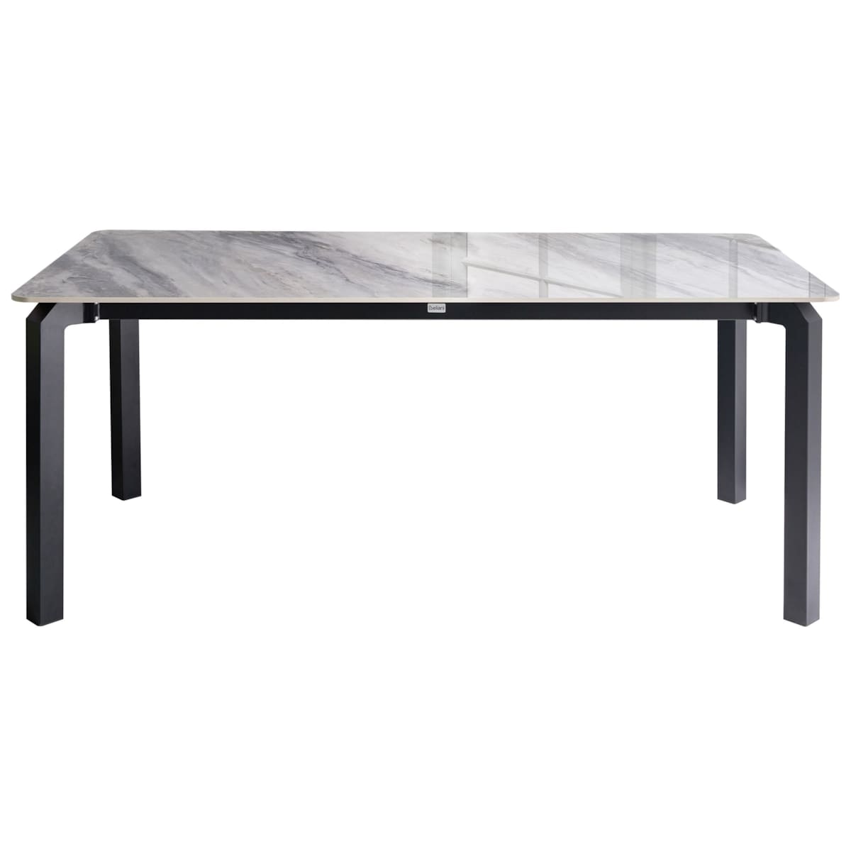 Stół ogrodowy FELETTO 180 cm 90 cm Kamień Szary marmur