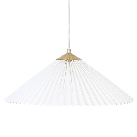 Lampa wisząca biała JIL harmonijka, Ø 49 cm