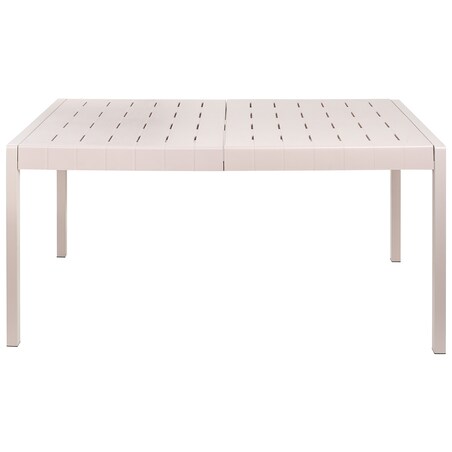 Stół ogrodowy BARTICA 154 cm 84 cm Beżowy