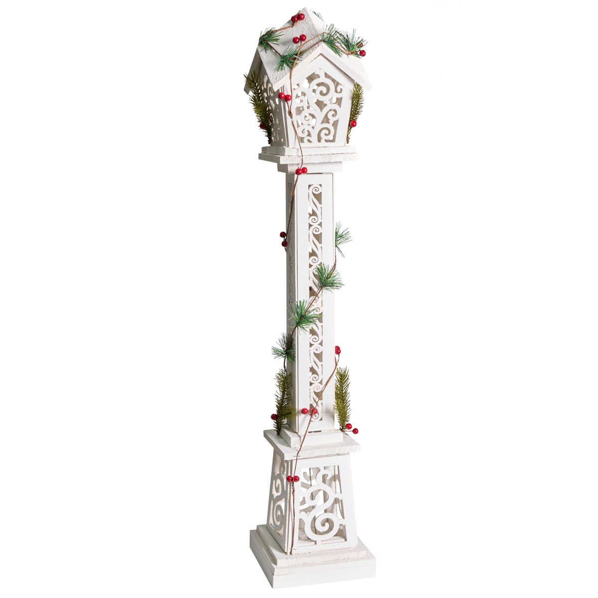 Dekoracja świąteczna LED LUMMENE Latarnia 80 cm Biały