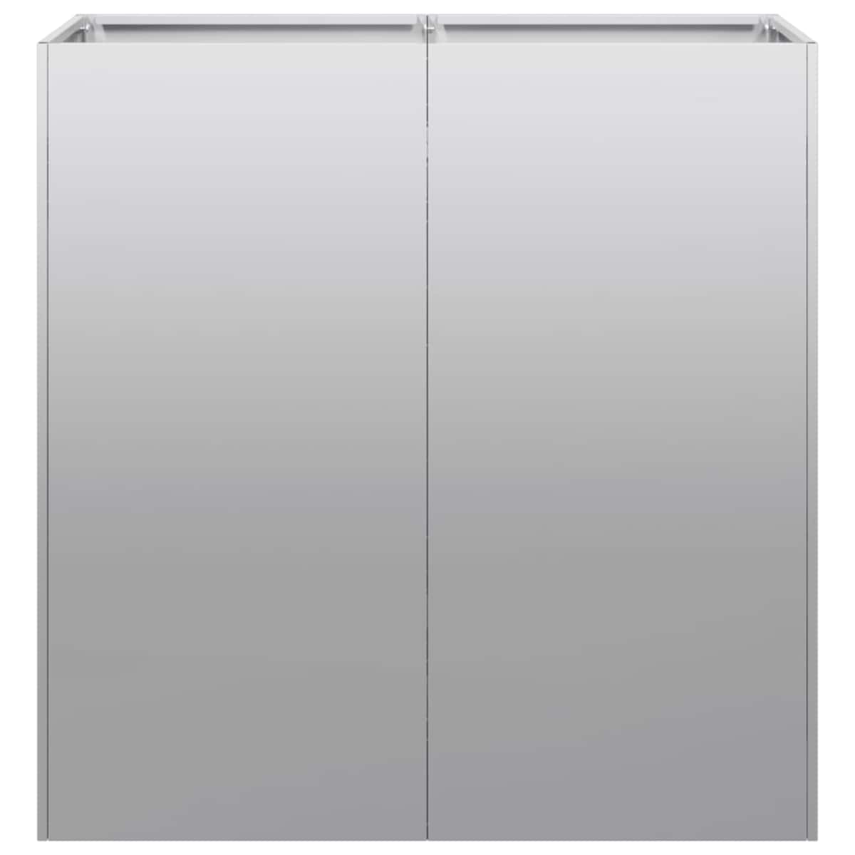 vidaXL Doniczka 80x40x80 cm Stal ocynkowana