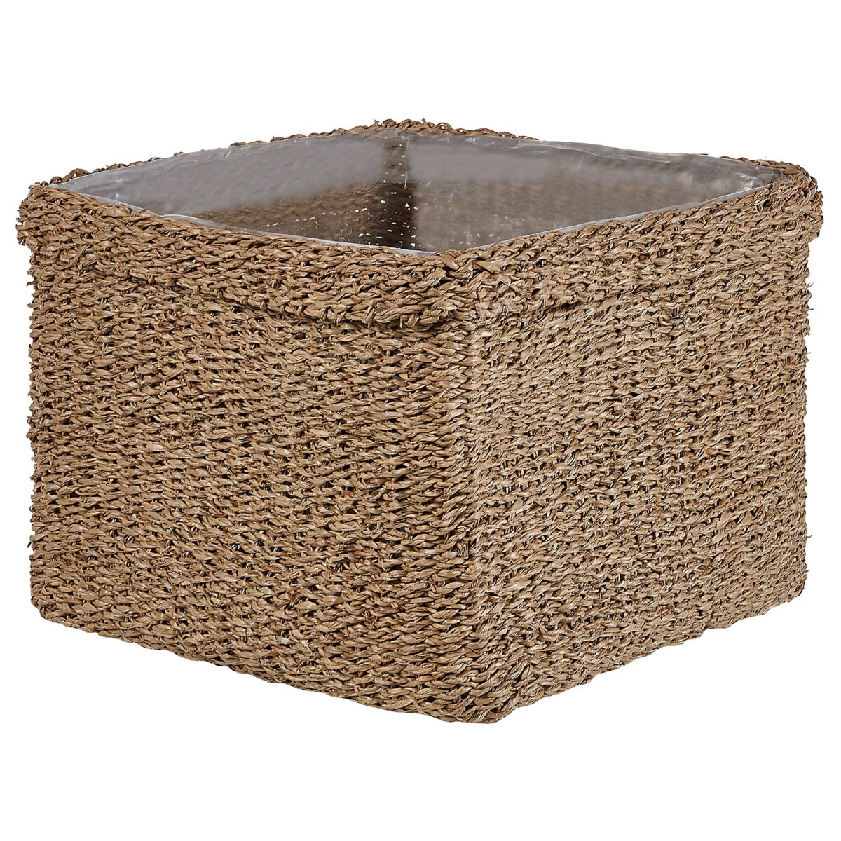 Zestaw 3 koszy na kwiaty z trawy morskiej naturalny RIVULINE