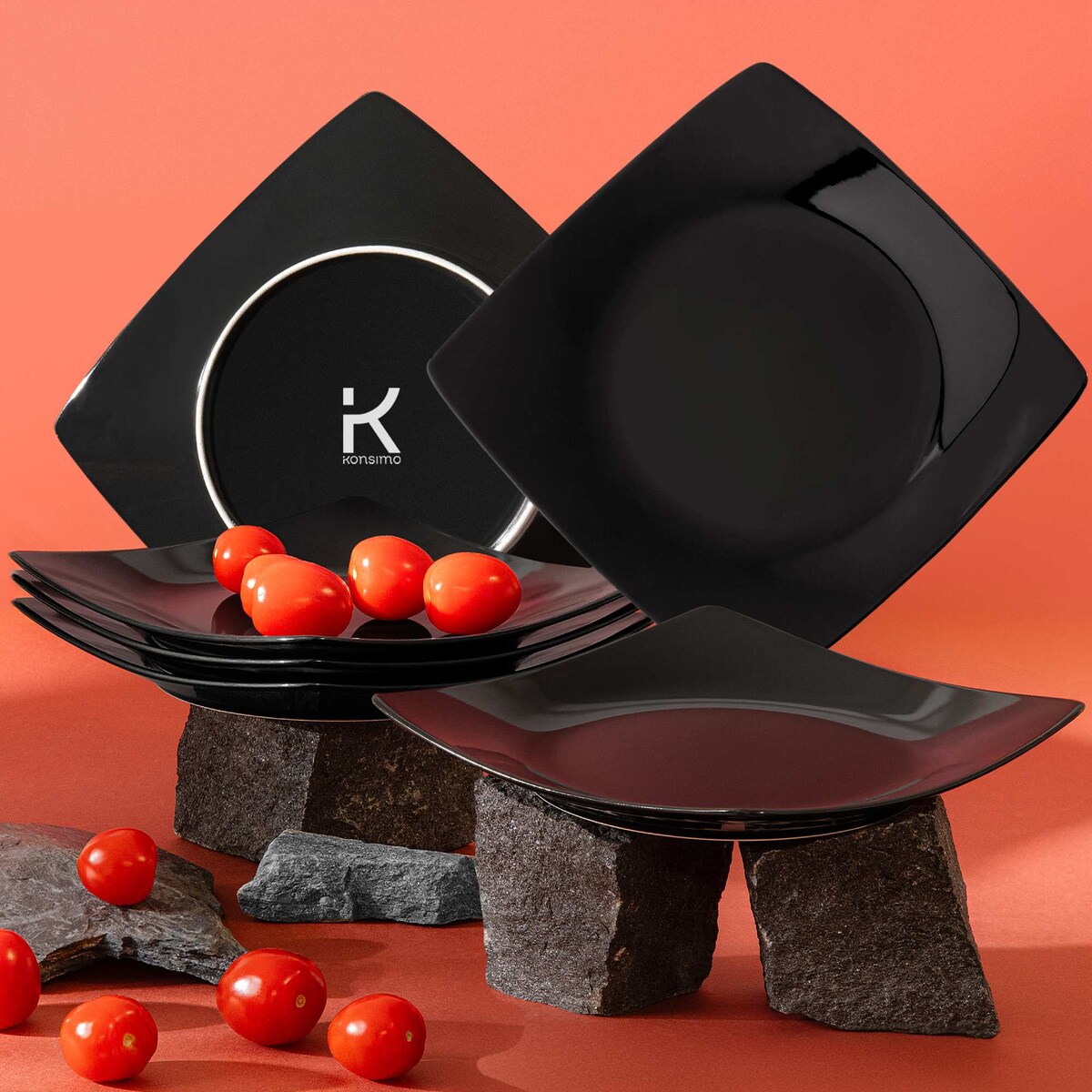 Konsimo EPIRI Talerz deserowy 6szt.