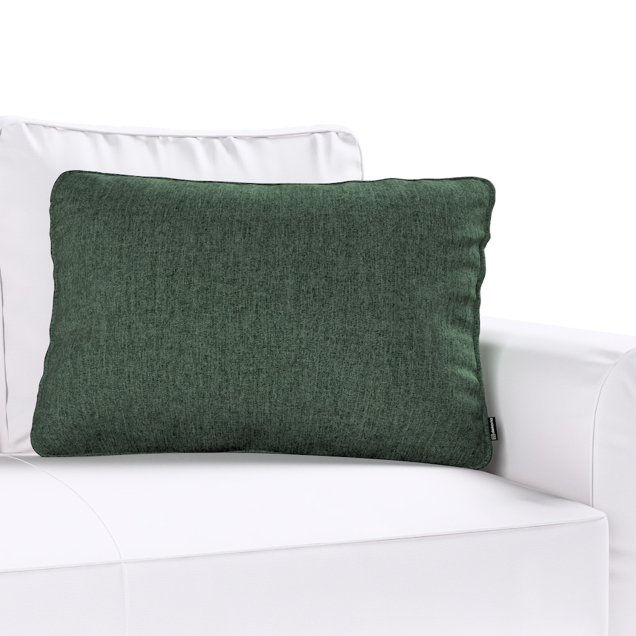 Poszewka Gabi na poduszkę prostokątna 60x40 leśna zieleń szenil